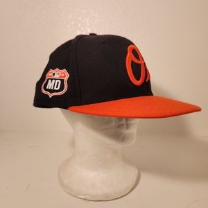 RARE 2016 BALTIMORE ORIOLES AUTHENTIC NEW ERA HAT,  MD INTERSTATE LOGO
